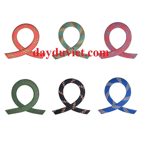 Dây dù tròn Nylon màu xanh rêu