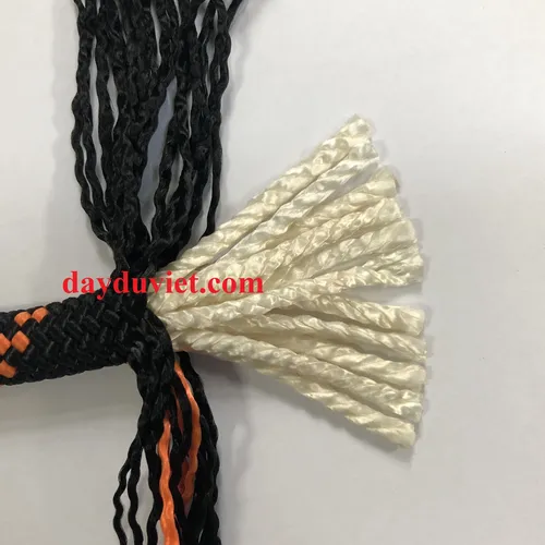 Dây dù tròn Nylon màu xanh rêu