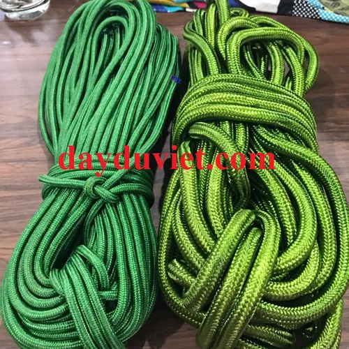 Dây dù tròn màu xanh