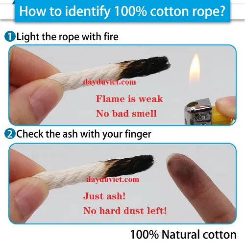 Dây dù tròn Cotton 4mm