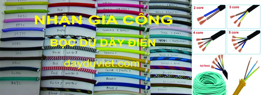 dây điện bọc dù