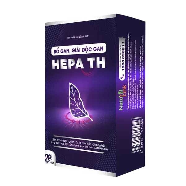 BỔ GAN - GIẢI ĐỘC GAN HEPATH (HỘP 28 VIÊN)