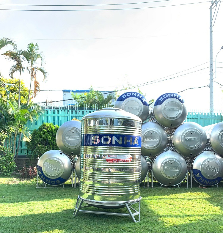 Bồn inox Sơn Hà 1,000L Đứng - Sơn Hà Sài Gòn Bồn inox Sơn Hà 1,000L Đứng - Sơn Hà Sài Gòn