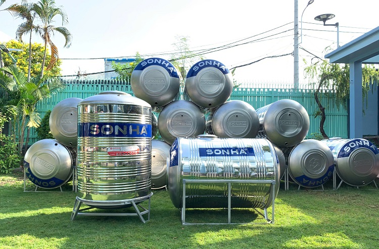 Bồn inox Sơn Hà 1,000L Đứng và Ngang Bồn inox Sơn Hà 1,000L Đứng và Ngang