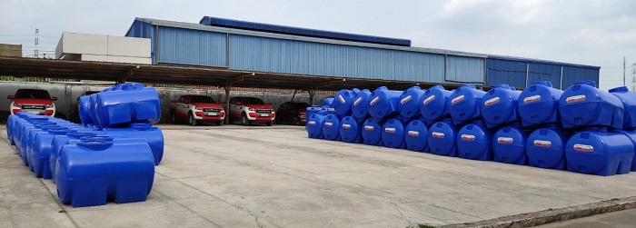 Bồn nhựa tại kho Sơn Hà Sài Gòn