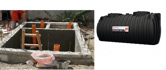 bể phốt nhựa và bể phốt bê tông bể phốt nhựa và bể phốt bê tông