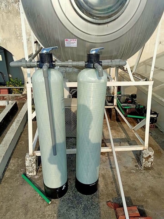 sản phẩm Bộ 2 cột Composite Lọc nước đầu nguồn, giếng khoan sản phẩm Bộ 2 cột Composite Lọc nước đầu nguồn, giếng khoan