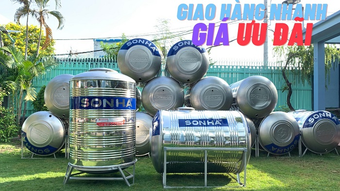 Bồn nước Sơn Hà Sài Gòn 1000L đứng và Ngang Bồn nước Sơn Hà Sài Gòn 1000L đứng và Ngang