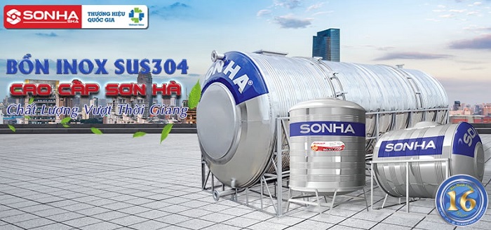 Bồn nước inox Sơn Hà Bồn nước inox Sơn Hà