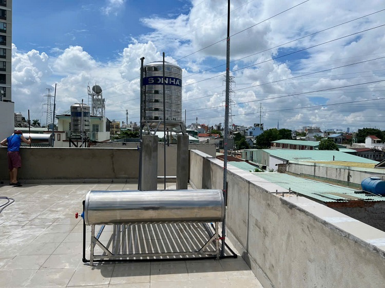 Khung chân Máy nước nóng mặt trời Sơn Hà Khung chân Máy nước nóng mặt trời Sơn Hà