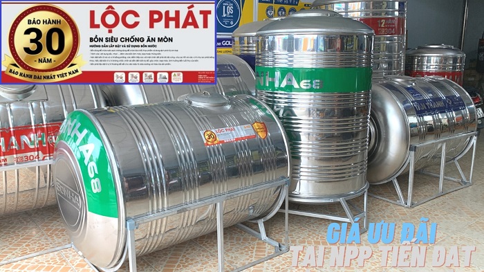 Bồn nước Sơn Hà Lộc Phát 1000L đứng và Ngang Bồn nước Sơn Hà Lộc Phát 1000L đứng và Ngang