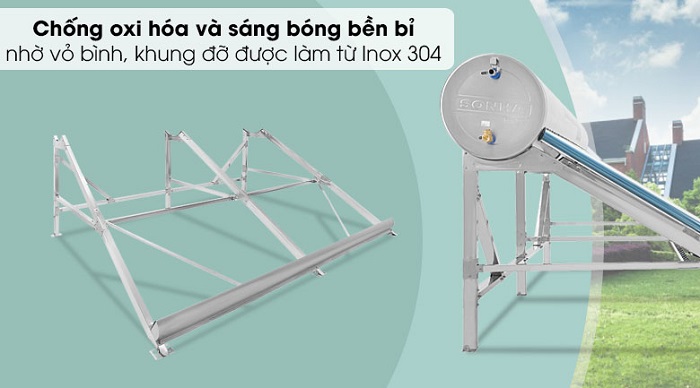 Khung đỡ Máy nước nóng mặt trời Khung đỡ Máy nước nóng mặt trời