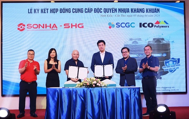 Ra mắt Bồn nhựa kháng khuẩn Sơn Hà  Ra mắt Bồn nhựa kháng khuẩn Sơn Hà
