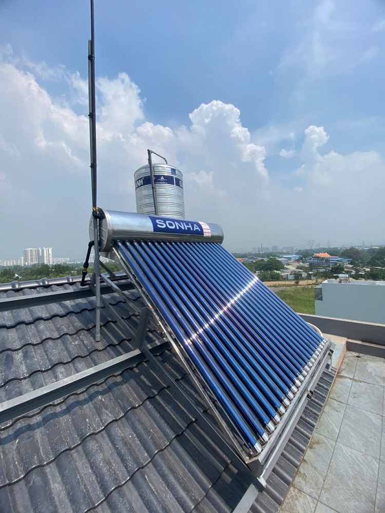 Máy nước nóng mặt trời Sơn hà GOLD 200l-20 ống tại Bình Chánh Máy nước nóng mặt trời Sơn hà GOLD 200l-20 ống tại Bình Chánh