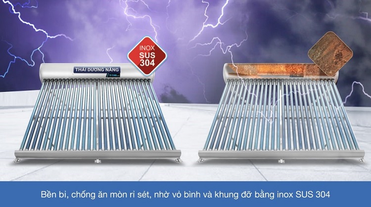 Cấu tạo máy nước nóng mặt trời Sơn Hà Titan: Cấu tạo máy nước nóng mặt trời Sơn Hà Titan: