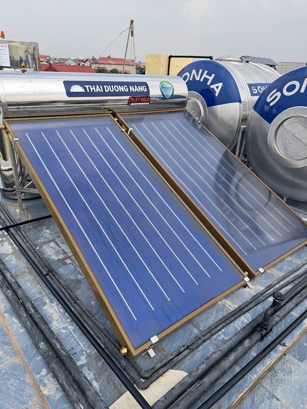 Năng lượng mặt trời tấm phẳng Sơn Hà 300L Flat Gold Năng lượng mặt trời tấm phẳng Sơn Hà 300L Flat Gold
