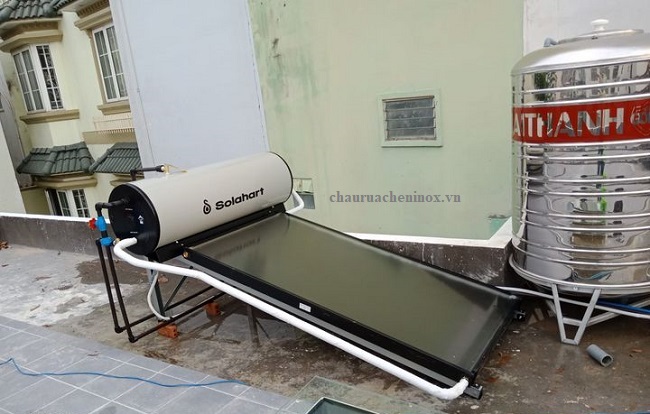 Hình ảnh lắp đặt thực tế Máy nước nóng Solahart 150L Hình ảnh lắp đặt thực tế Máy nước nóng Solahart 150L