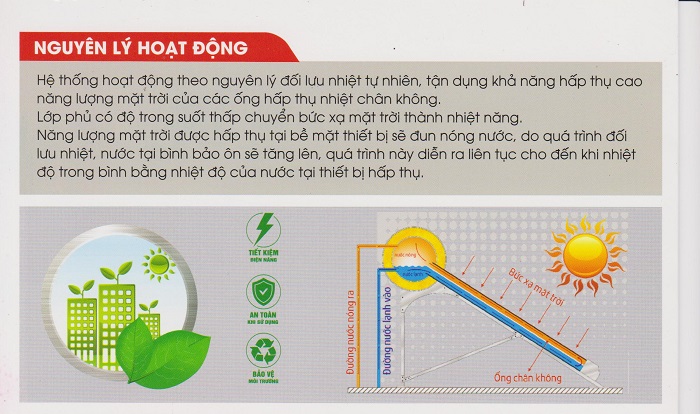 Nguyên lí hoạt động máy nước nóng năng lượng mặt trời Nguyên lí hoạt động máy nước nóng năng lượng mặt trời