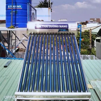 Máy nước nóng mặt trời Sơn Hà TITAN 200L ống dầu 