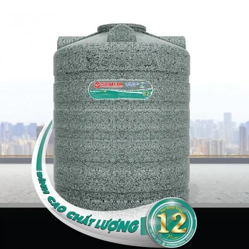 Bồn nhựa Vân đá Sơn Hà 500L đứng 