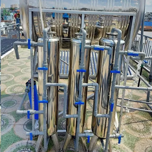 Bộ 3 cột inox Lọc nước đầu nguồn