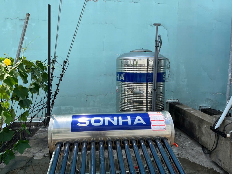 Trọn bộ Máy nước nóng mặt trời Sơn Hà Gold Trọn bộ Máy nước nóng mặt trời Sơn Hà Gold