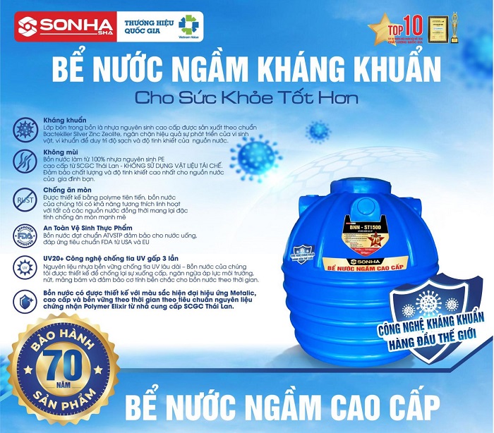 Bể nước ngầm Sơn Hà Bể nước ngầm Sơn Hà