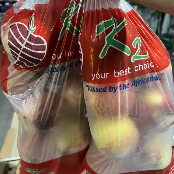 Táo k2 thùng 18kg/ 6 túi 