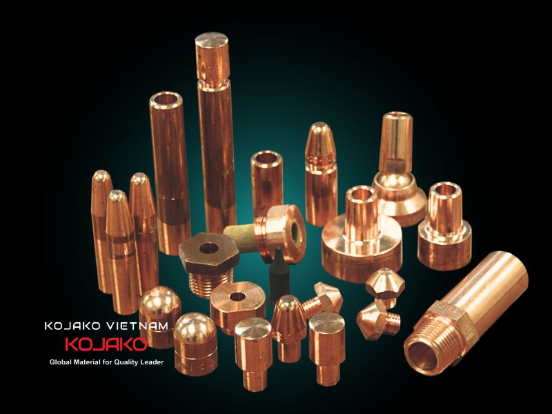 Điện cực hàn điểm Kojako Việt Nam Điện cực hàn điểm Kojako Việt Nam