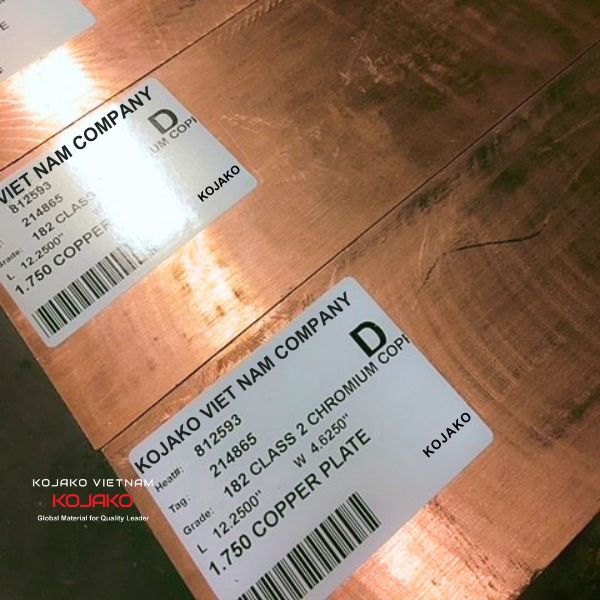 Đồng tấm crom C18150 Đồng tấm crom C18150