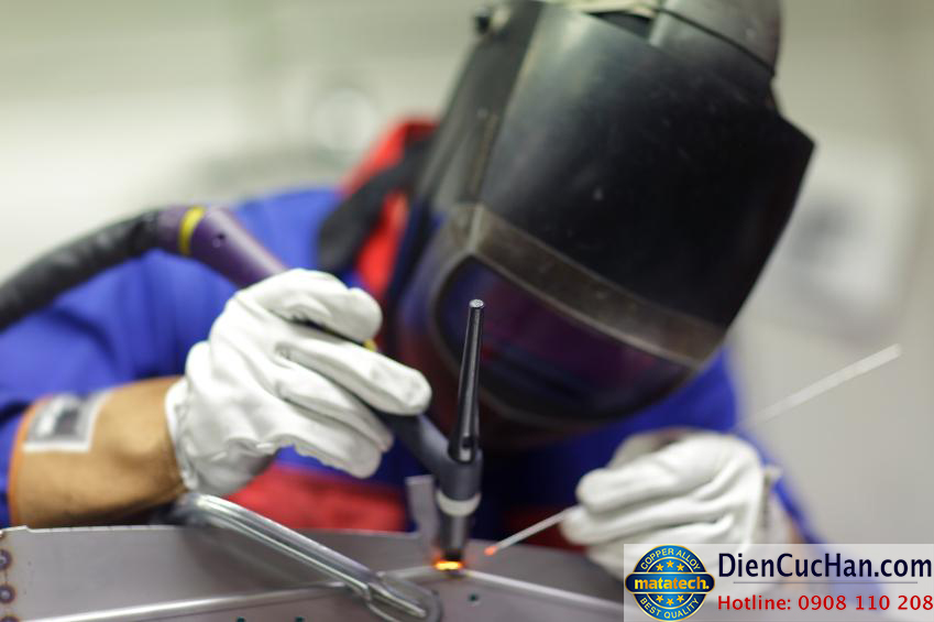 Hàn TIG thường được dùng để hàn hợp kim đồng và nhôm Hàn TIG thường được dùng để hàn hợp kim đồng và nhôm