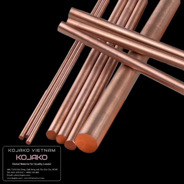 Đồng hợp kim Chromium Thanh Tròn Đặc