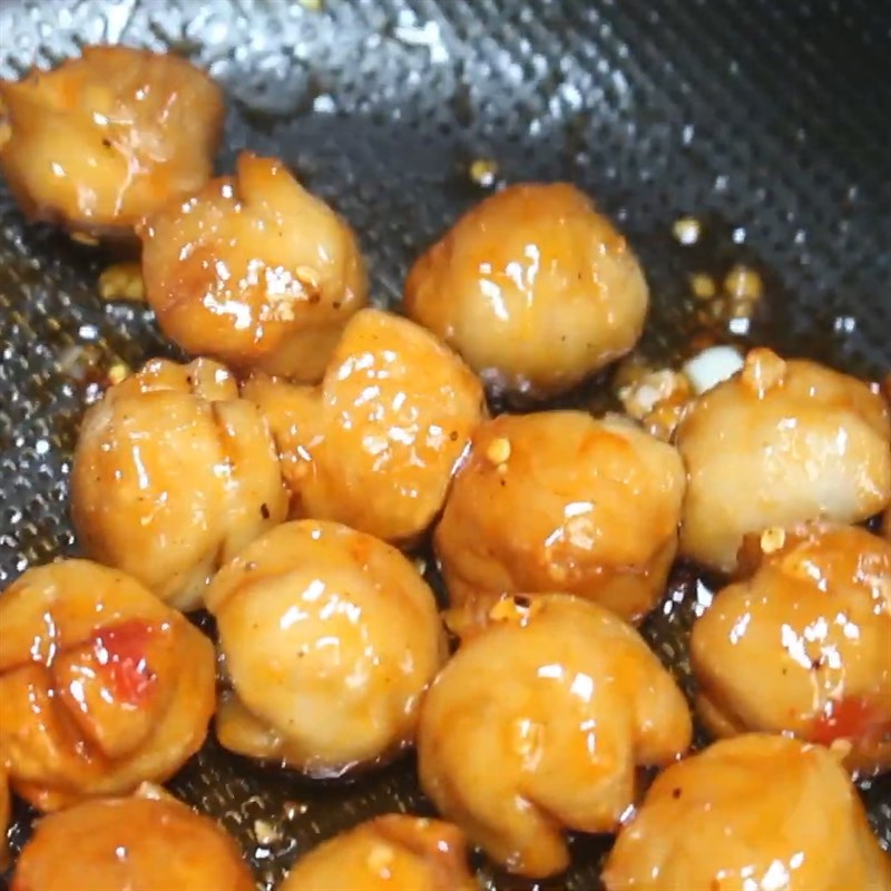 Bò viên chiên nước mắm Bò viên chiên nước mắm