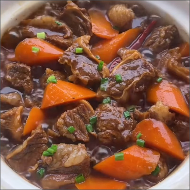 Chế biến món gân y bò hầm ngũ vị Chế biến món gân y bò hầm ngũ vị