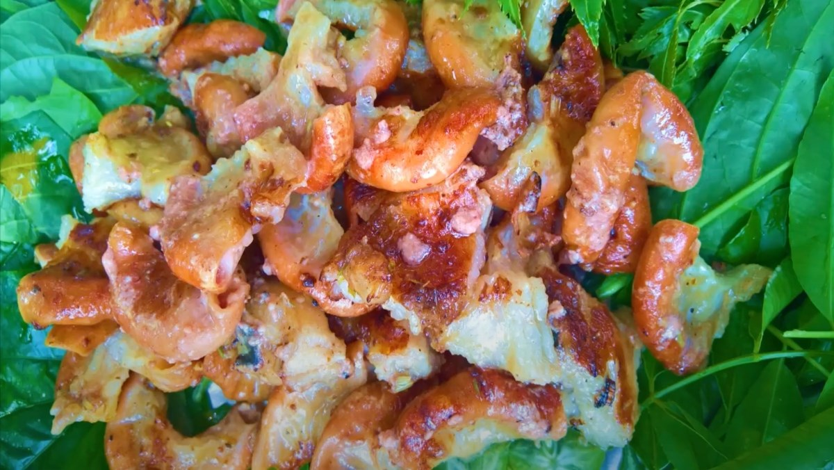 Lòng bò nướng sa tế Lòng bò nướng sa tế