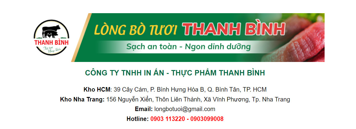 Lòng Bò Tươi Thanh Bình nơi cung cấp tuỷ bò ngon Lòng Bò Tươi Thanh Bình nơi cung cấp tuỷ bò ngon