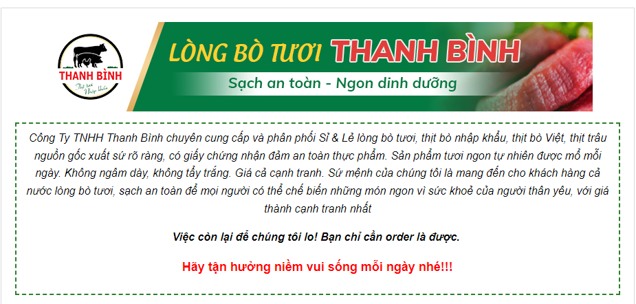 Mua sườn bò rút xương tại Lòng bò tươi Thanh Bình Mua sườn bò rút xương tại Lòng bò tươi Thanh Bình