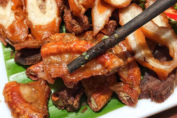 Ruột sống chiên giòn Ruột sống chiên giòn