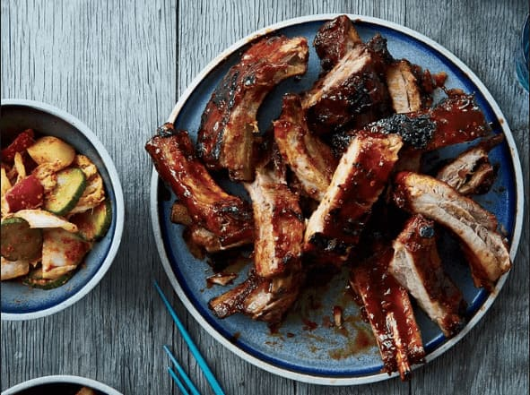 Sườn bò rút xương nướng BBQ Sườn bò rút xương nướng BBQ