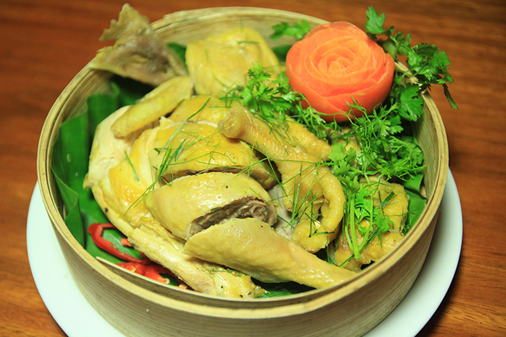 Gà hấp muối Gà hấp muối