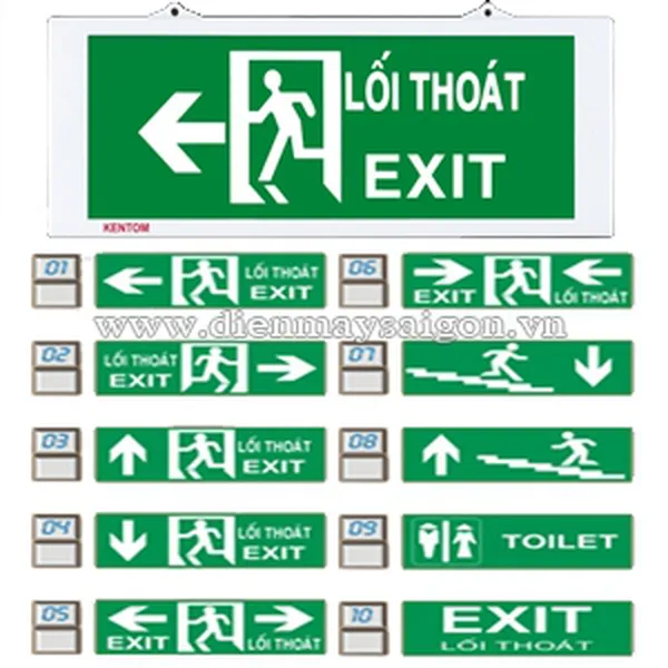 ĐÈN EXIT KENTOM