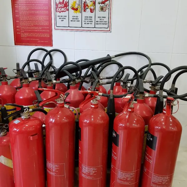 Nạp bình chữa cháy tại các khu công nghiệp tỉnh Tây Ninh