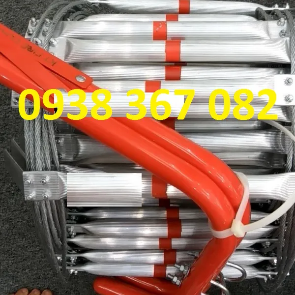 Thang dây thoát hiểm inox, thang thoát hiểm pccc,thang nhôm chữa cháy có kiểm định