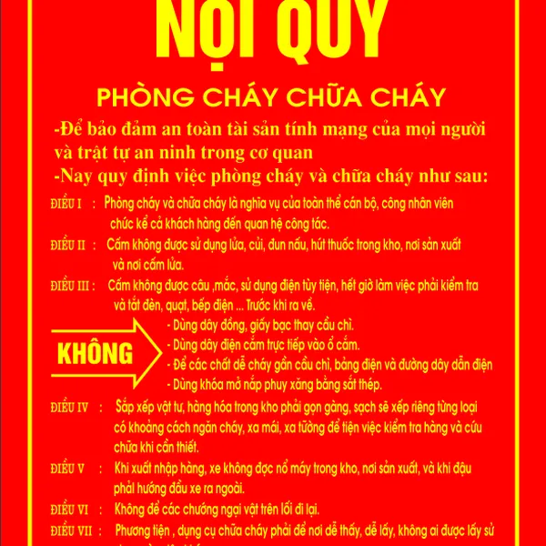 tieu lenh chua chay
