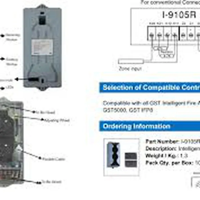 Hưỡng dẫn lắp đặt đầu báo khói beam gst dùng gương phản xạ C-9105R,I-9105R