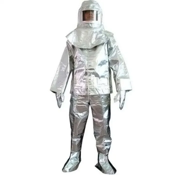 QUẦN ÁO CHỐNG CHÁY TRÁNG NHÔM TRÁNG BẠC 500 ĐỘ, 1000 độ, 1500 độ, 700 độ, 300 độ