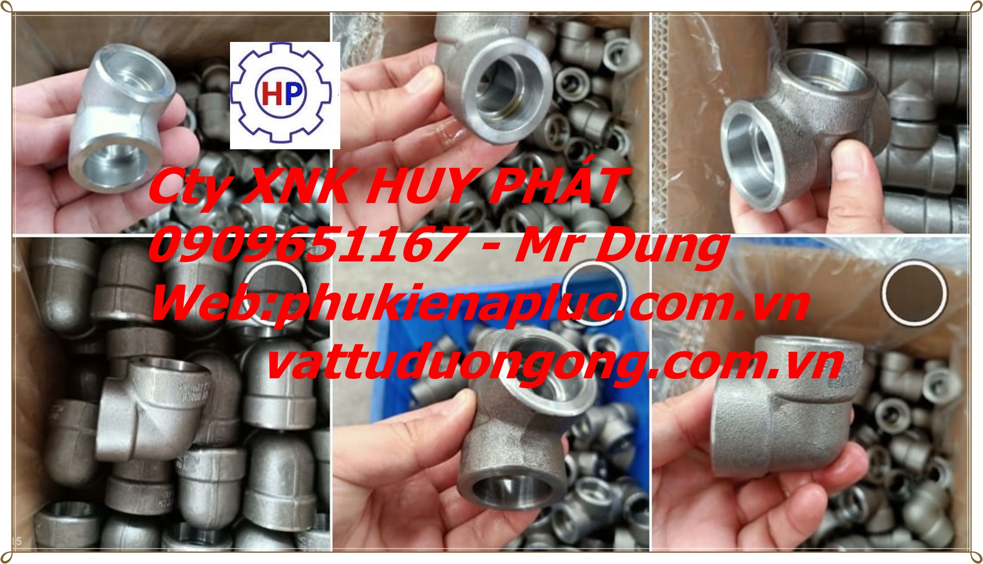 Co ren ( NPT) áp lực thép A105,  DN40 Co ren ( NPT) áp lực thép A105,  DN40|