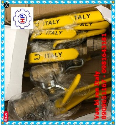 Van bi ren đồng ITALIA tay gạt DN65 (phi 76)  Van bi ren đồng ITALIA tay gạt DN65 (phi 76)