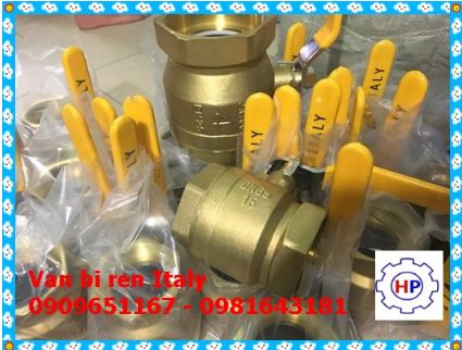 Van bi ren đồng ITALIA tay gạt DN65 (phi 76)  Van bi ren đồng ITALIA tay gạt DN65 (phi 76)