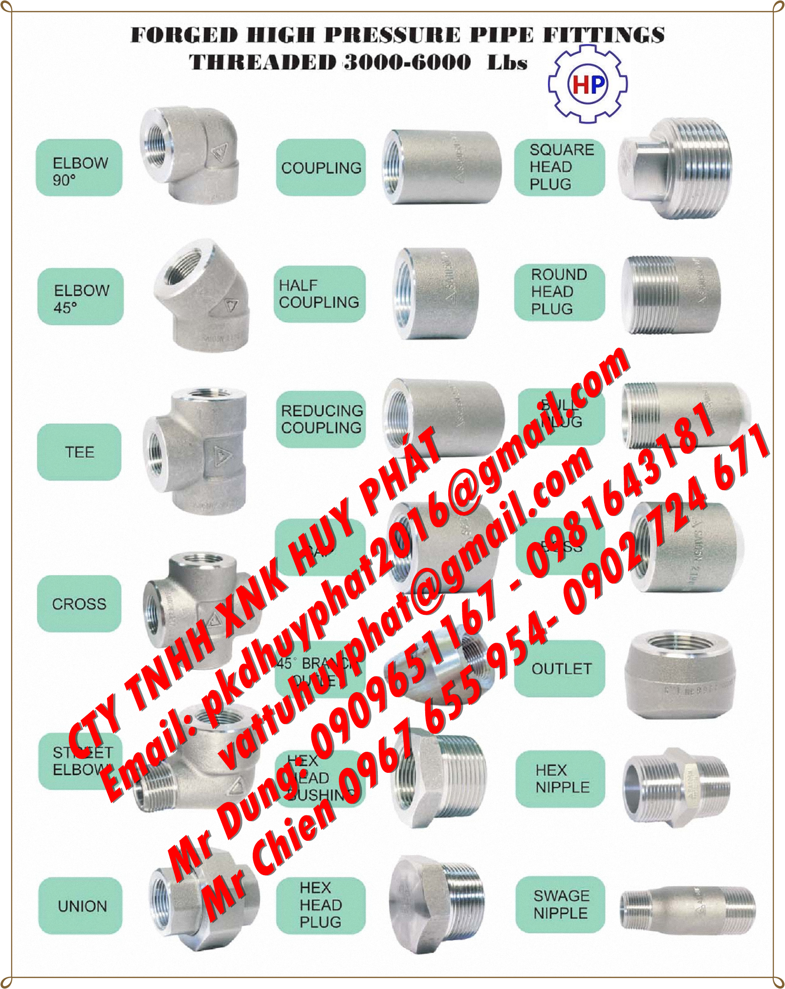 MĂNG XÔNG (FULL COUPLING)  REN ( NPT) ÁP LỰC THÉP A105 DN32 MĂNG XÔNG (FULL COUPLING)  REN ( NPT) ÁP LỰC THÉP A105 DN32